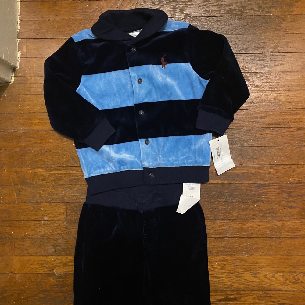 NWT velour Ralph Lauren outfit